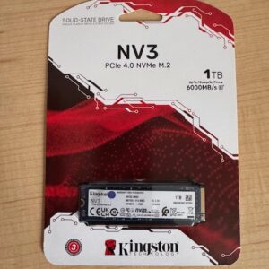 Kingston NV3 1TB NVME SSD Brand New