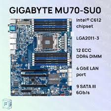 Gigabyte MU70-SU0 2011-3 Server/NAS motherboard